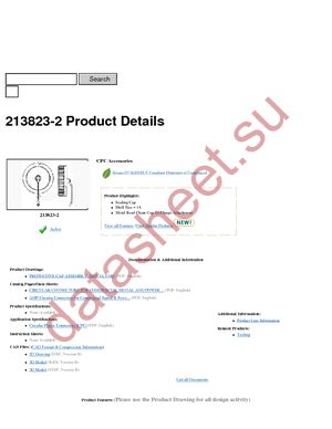 213823-2 datasheet  